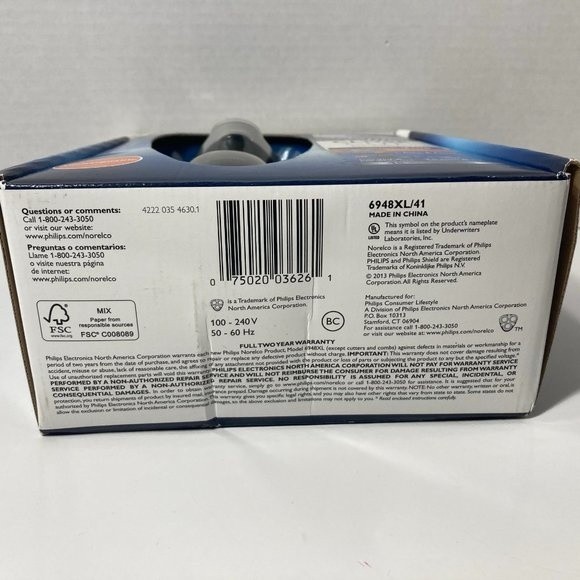 Philips Norelco 6948XL Cordless Electric Shaver Razor - Picture 15 of 16